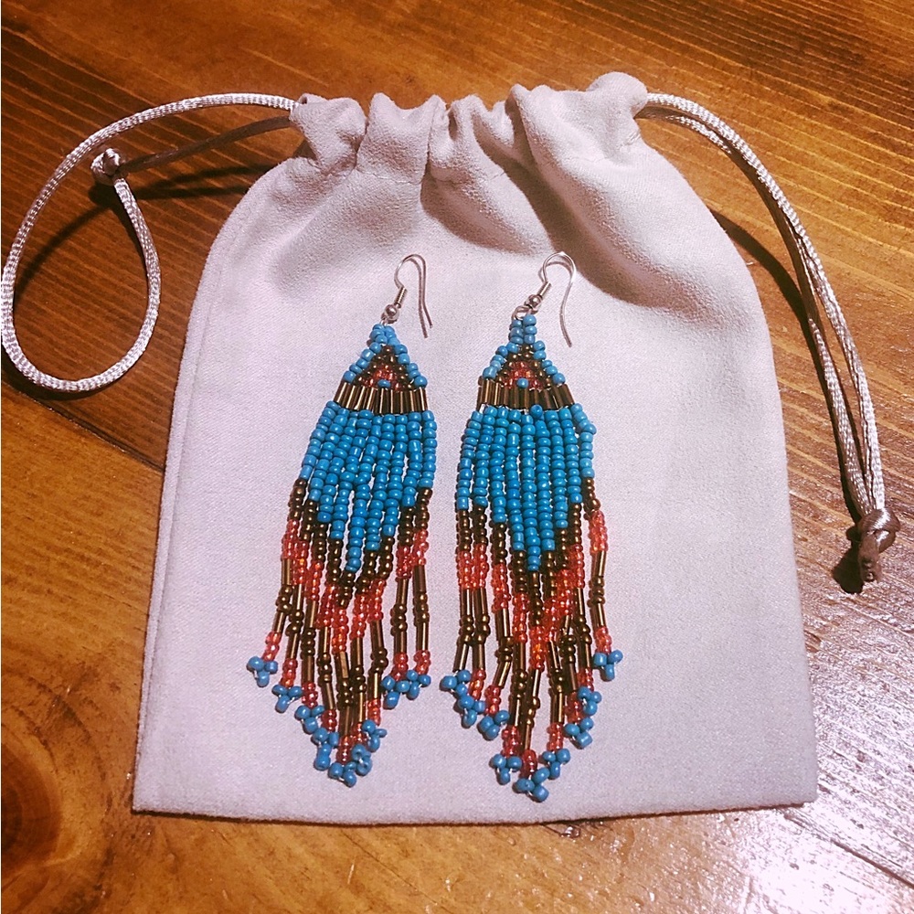 Beaded fringe Earrings